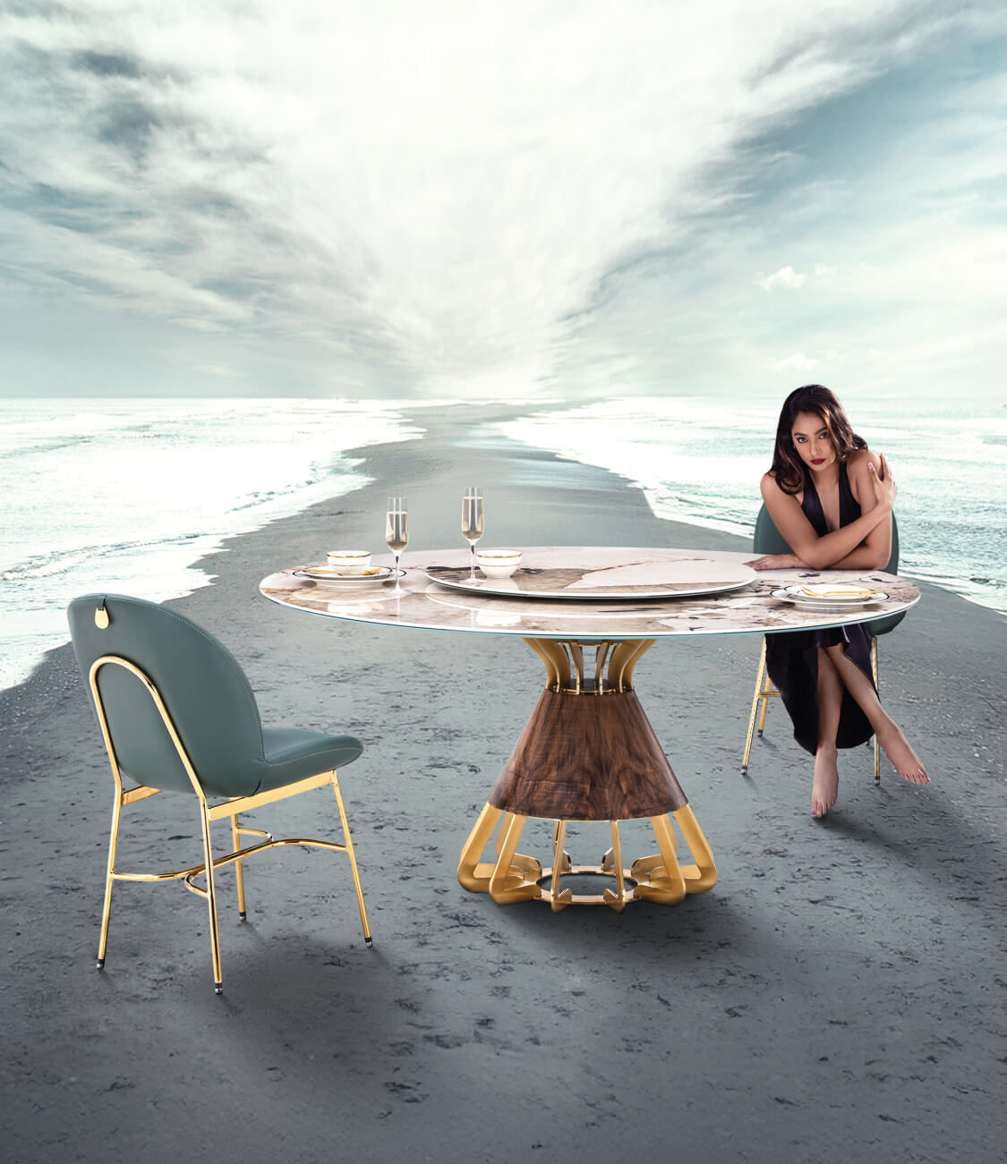 Home 1st Banner - Swirl - DiningTable